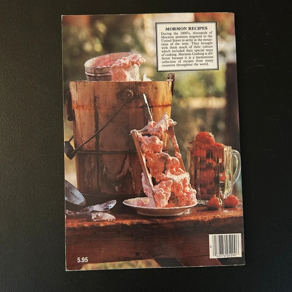 Mormon Cooking Authentic Recipes Cookbook 1985 Vintage Softcover 150+ Recipes